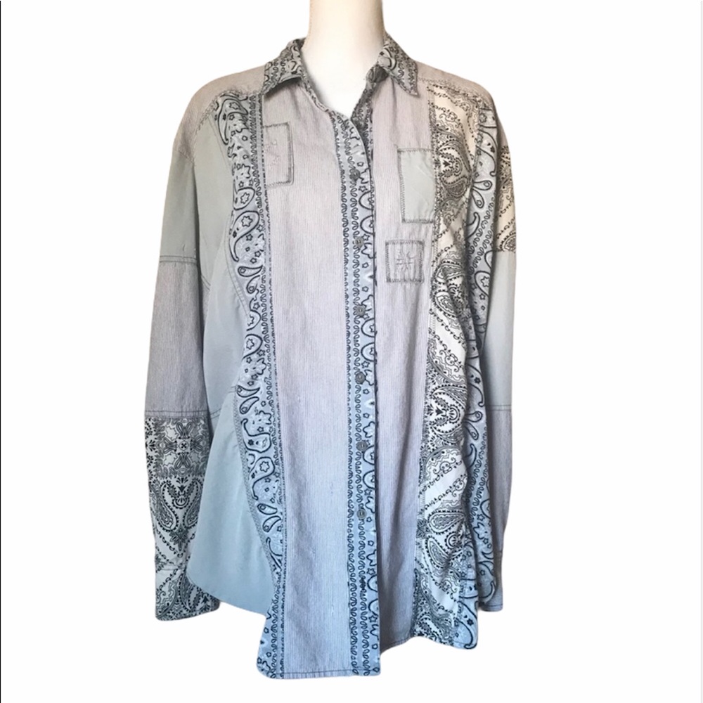 Free People All Patched Up Top